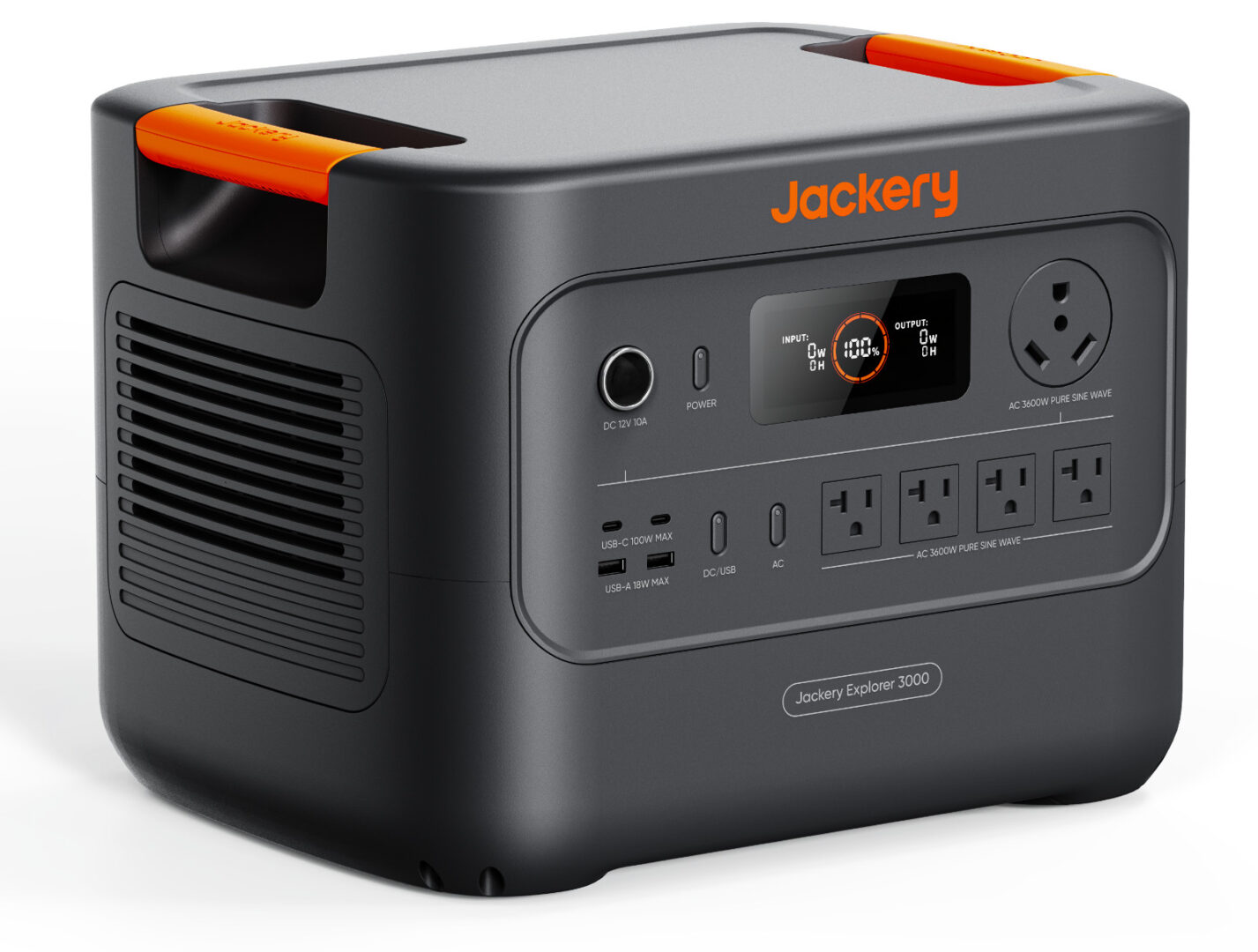 Jackery Explorer 3000 v2 Portable Power Station 3072Wh capacity and 3600W output