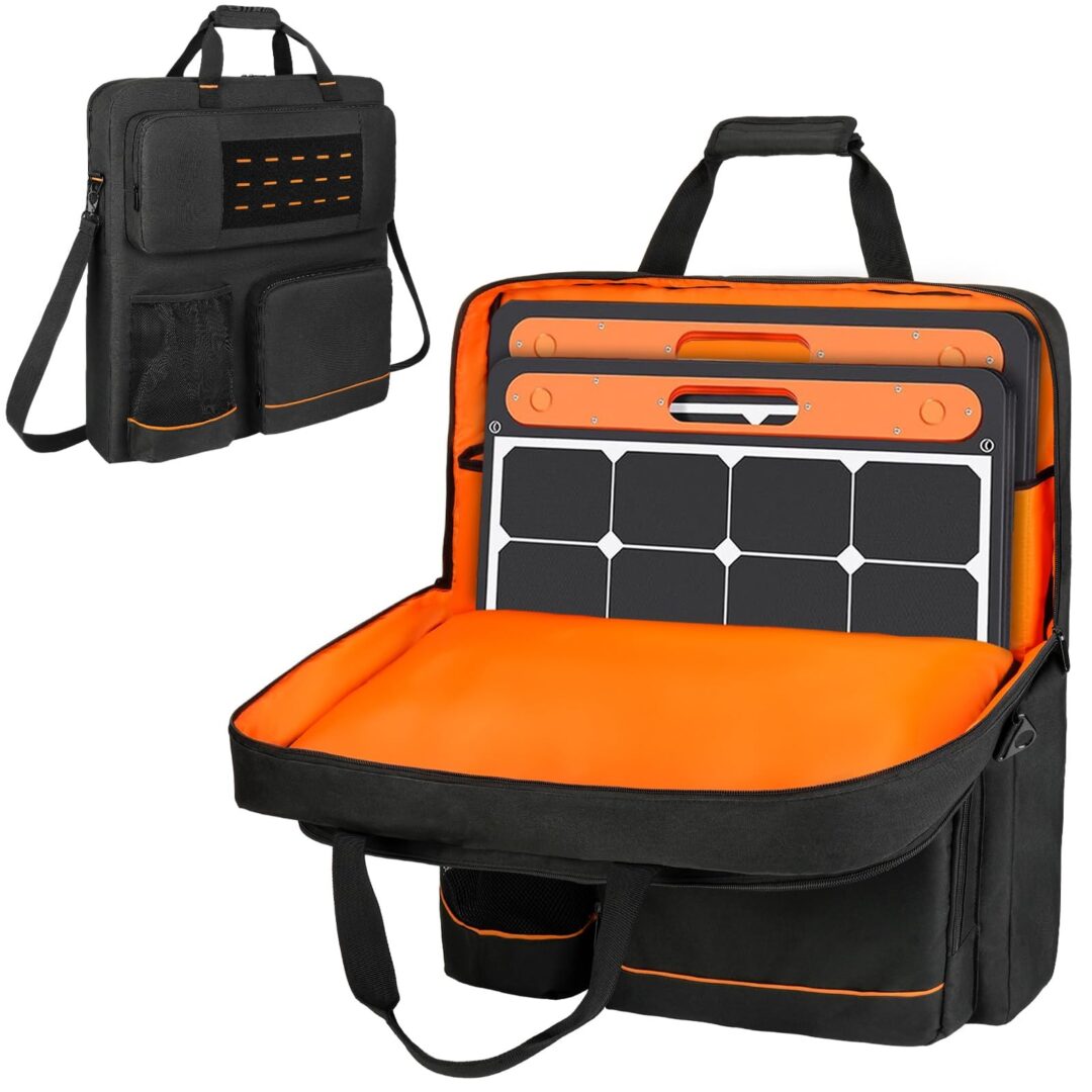 Solar Panel Storage Bag – Padded Carrying Case Compatible with Jackery SolarS…