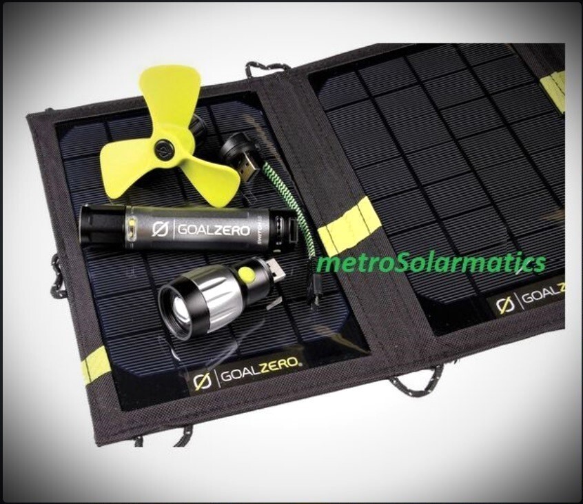 Goal Zero Switch 10 Power Bank Solar Kit and Nomad 7 Solar Panel