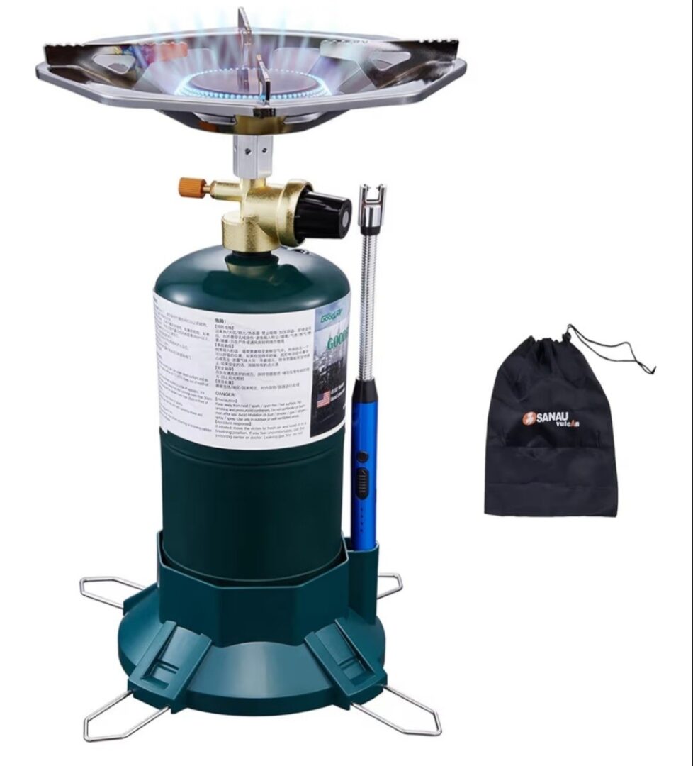 Outdoor Propane Camping Stove 1LB Tank Portable Burner. NEW