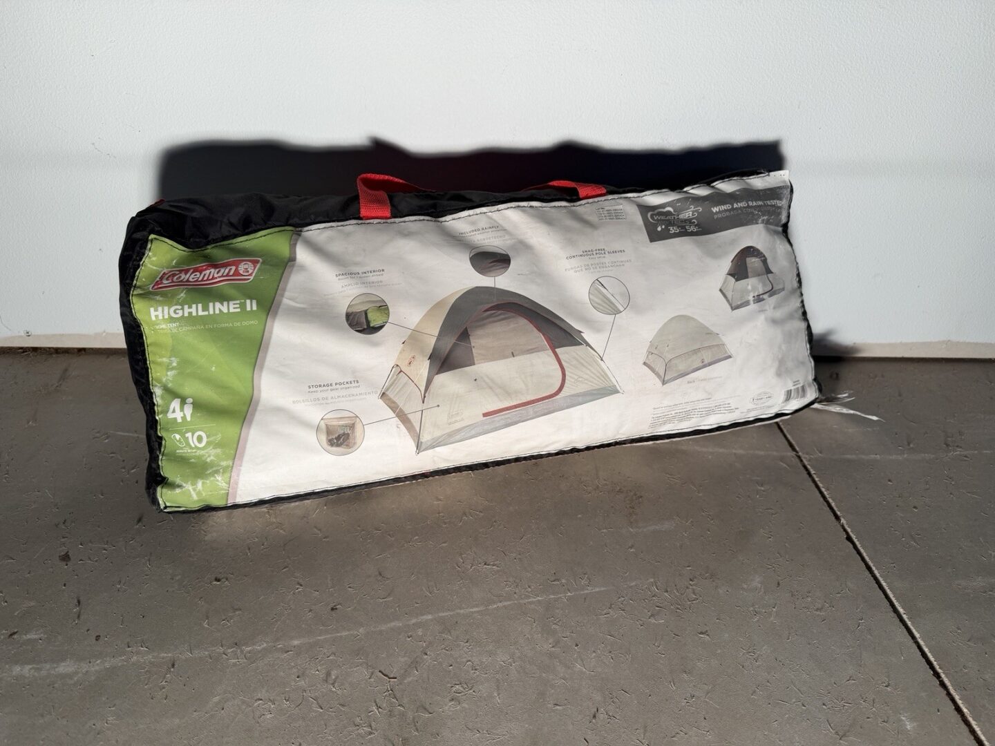 Coleman Highline 4-person Dome Tent 9′ x 7′ – Gray (2000030934)
