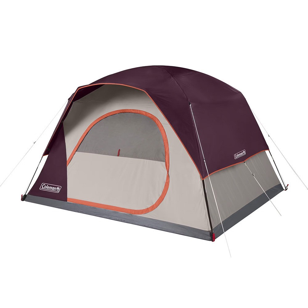 Coleman 6-Person Skydome Camping Tent – Blackberry