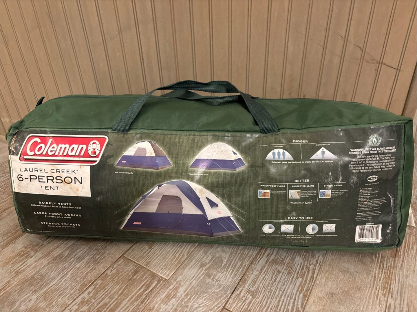 Never Used New Coleman Laurel Creek  6 Person Tent