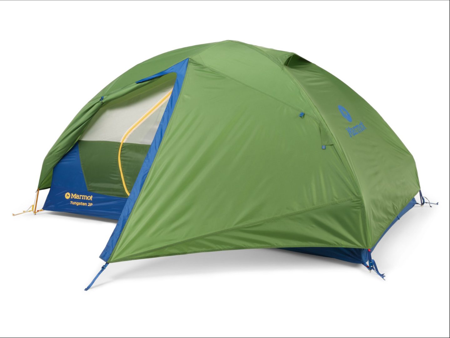 Marmot Tungsten 2P Tent with Footprint Color: Foliage/Dark Azure – FREESHIP