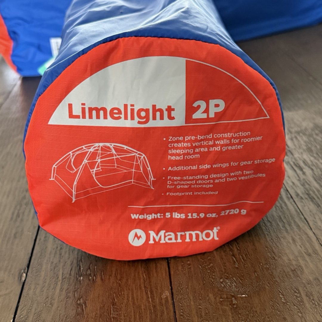 Marmot Limelight 2 Person 3 Season Tent Footprint Included | 2P New with Tags