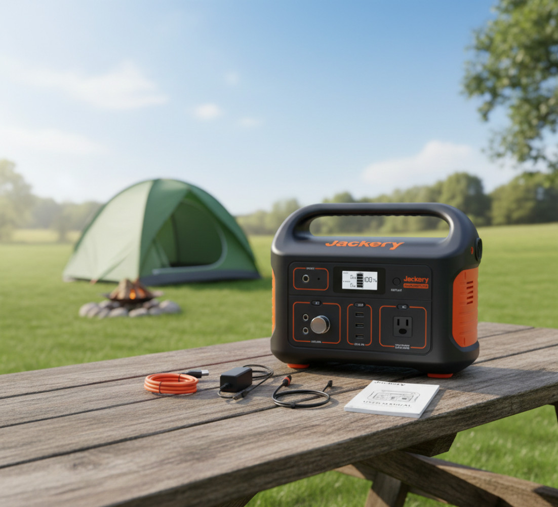 Jackery Explorer 500 Portable Power Station 518Wh 100W Solar Input