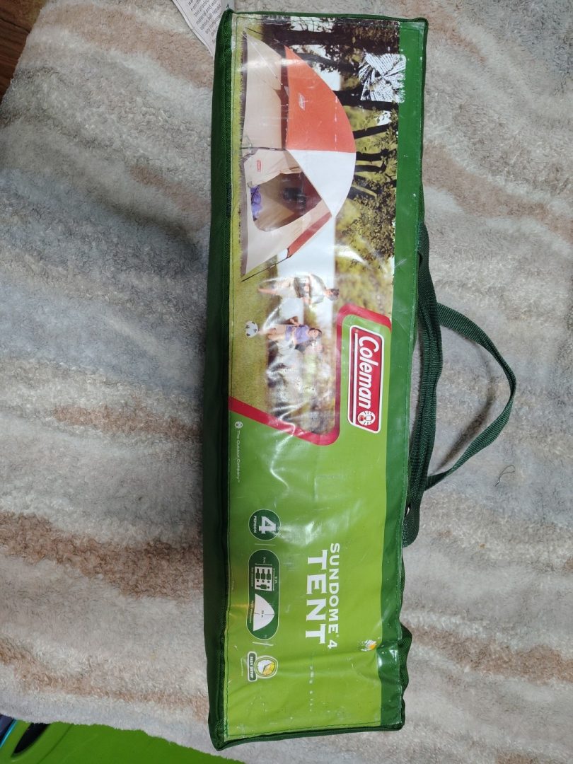 NEW COLEMAN SUNDOME TENT 4 PERSON WEATHER TEC EASY SETUP