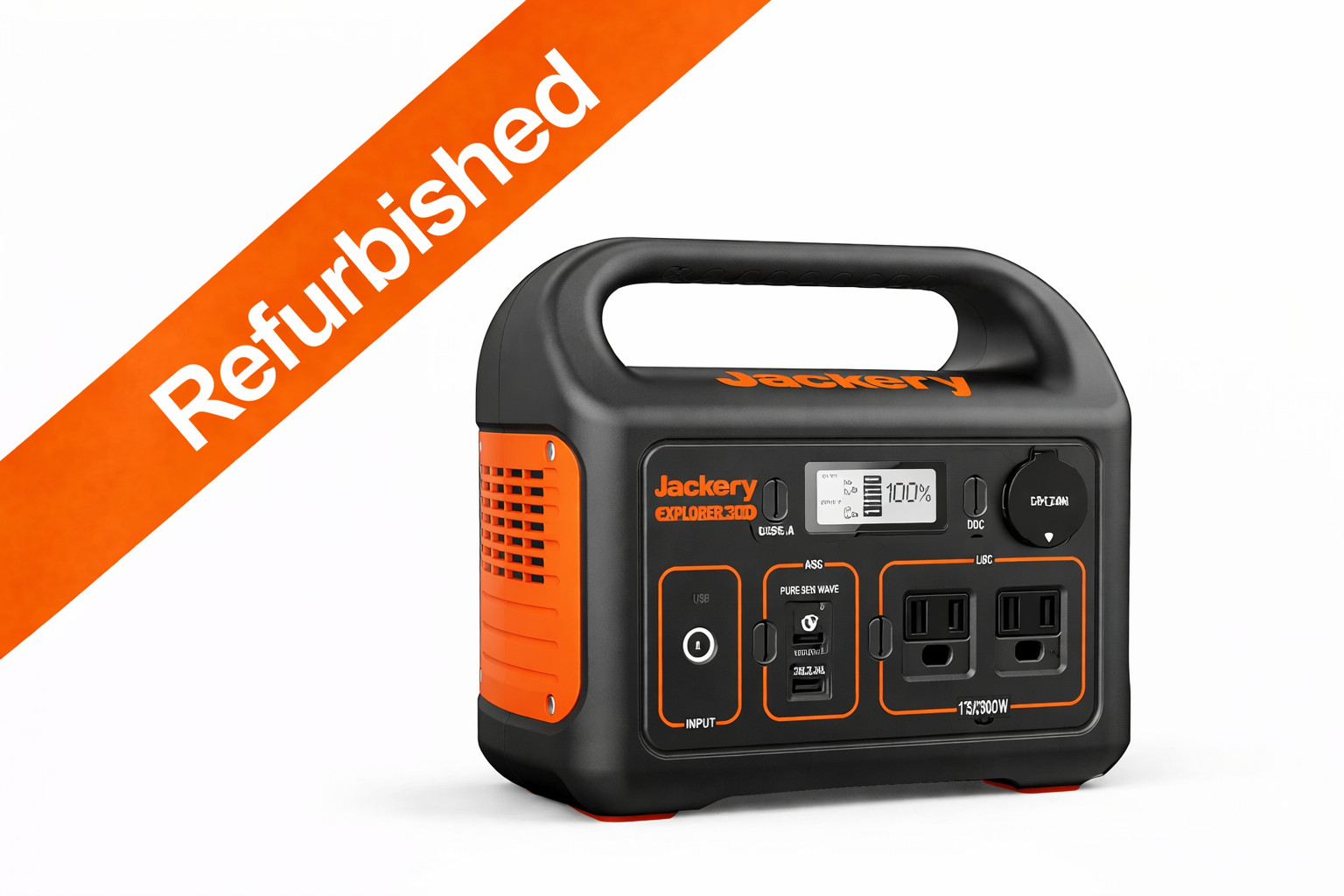 Jackery Refurbished  Explorer 300 Portable Power Station,283Wh Capacity