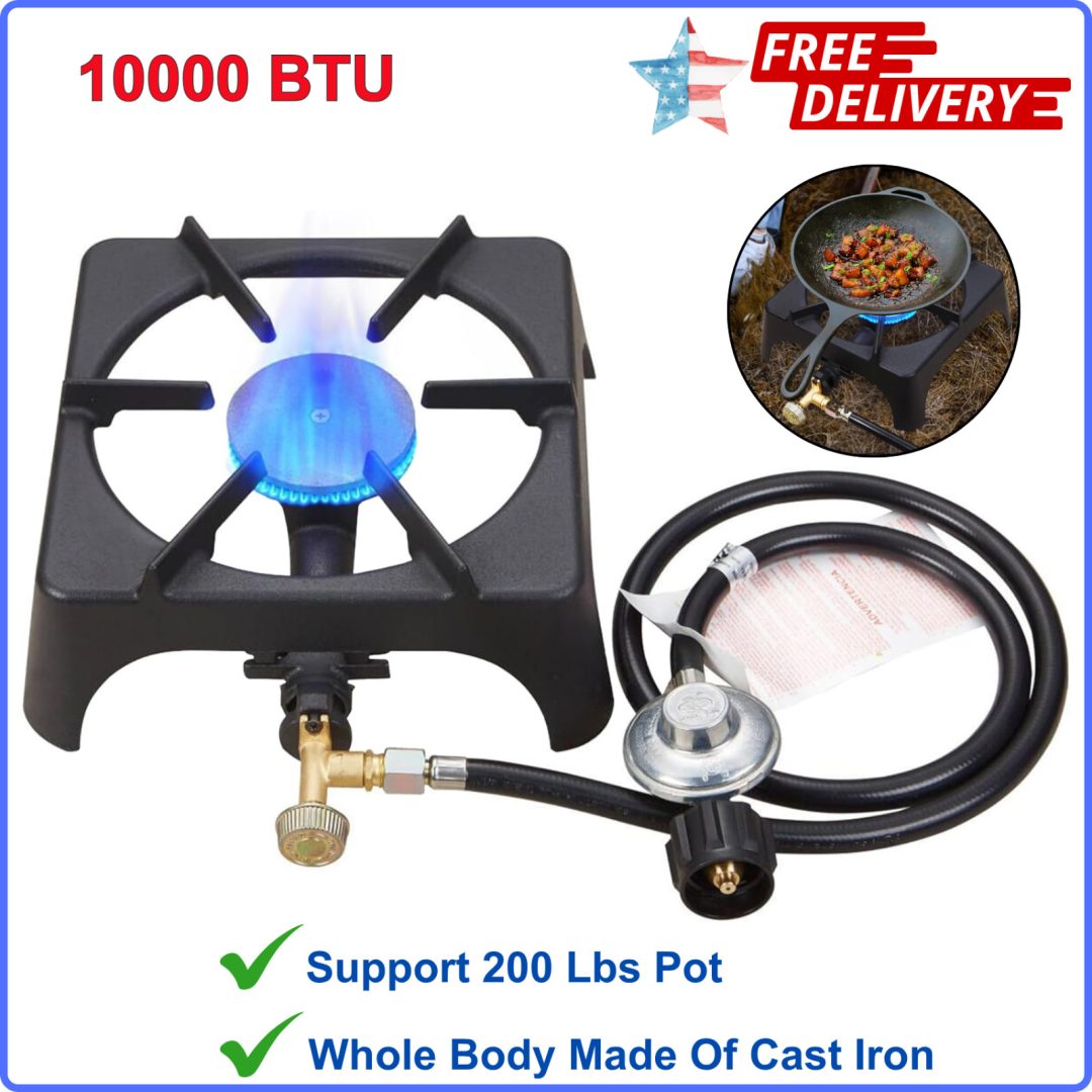 10000 BTU Propane Garden Hiking Camp Camping Outdoor Stove Cooker w CSA Listed
