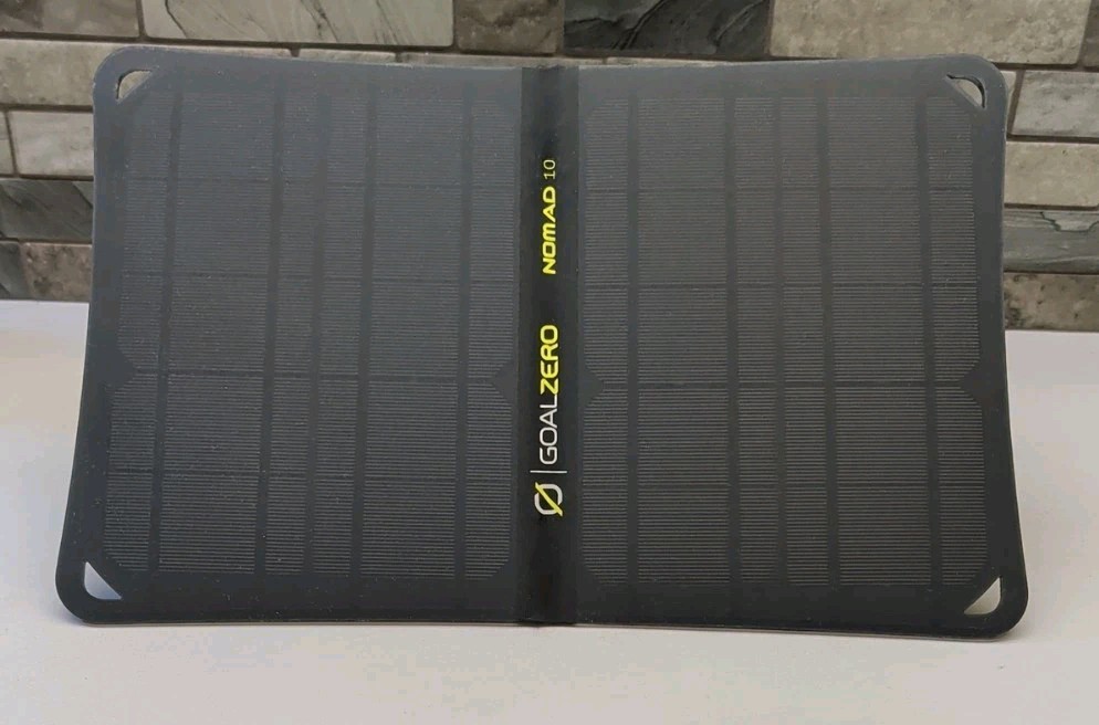 Goal Zero Nomad 10 Solar Panel + Flip 24 Power Bank Bundle – Portable USB Charge