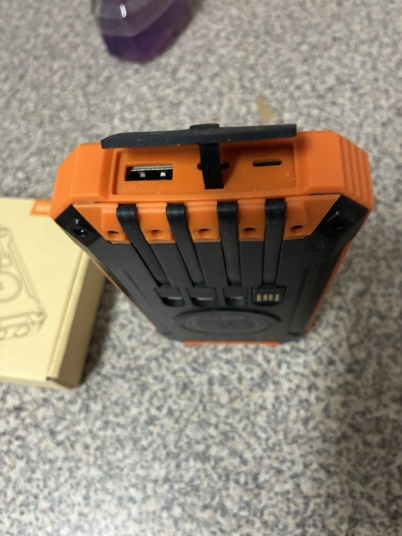 Phone Charger Solar Power Bank Wireless USB Type-C Lightning and all others