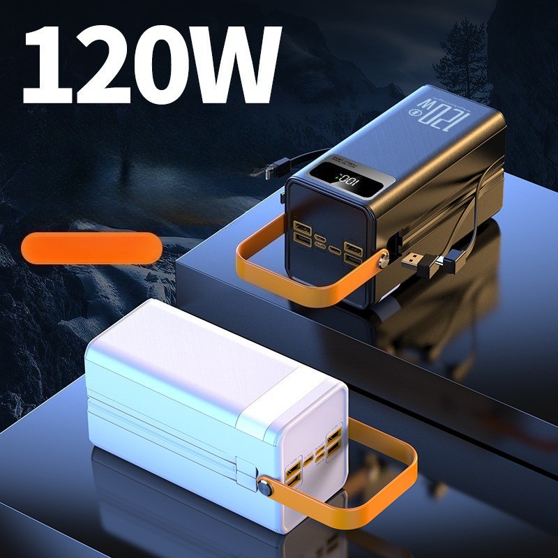 78000mAh Power Bank  External Portable Battery Fast Charging LED For Cell Phone
