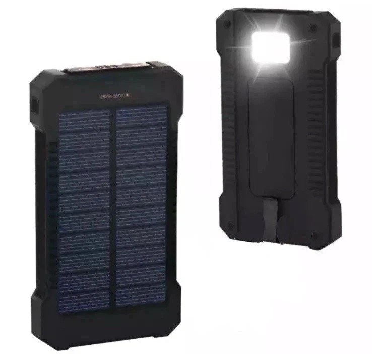 ✅ SUPER CAPACITY Portable Solar Phone Power Bank Charger iPhone Android Laptop