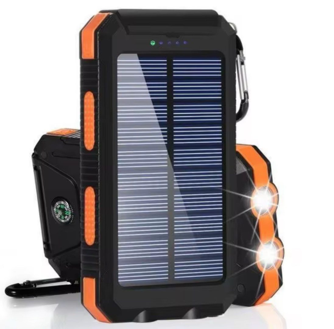 Solar Power Bank Charger Portable Charger USB Power Bank For Cell Phone