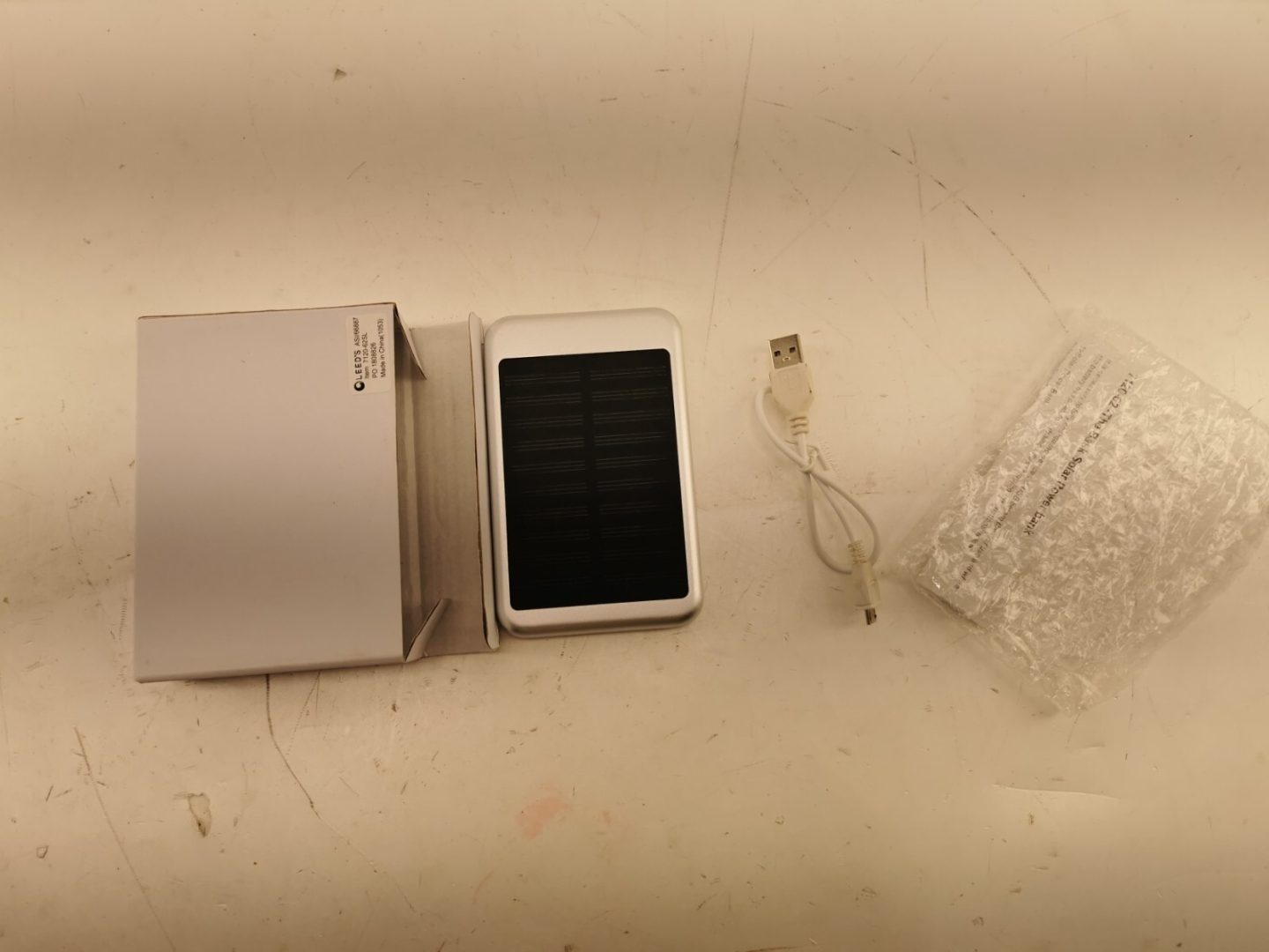 Solar power bank charger
