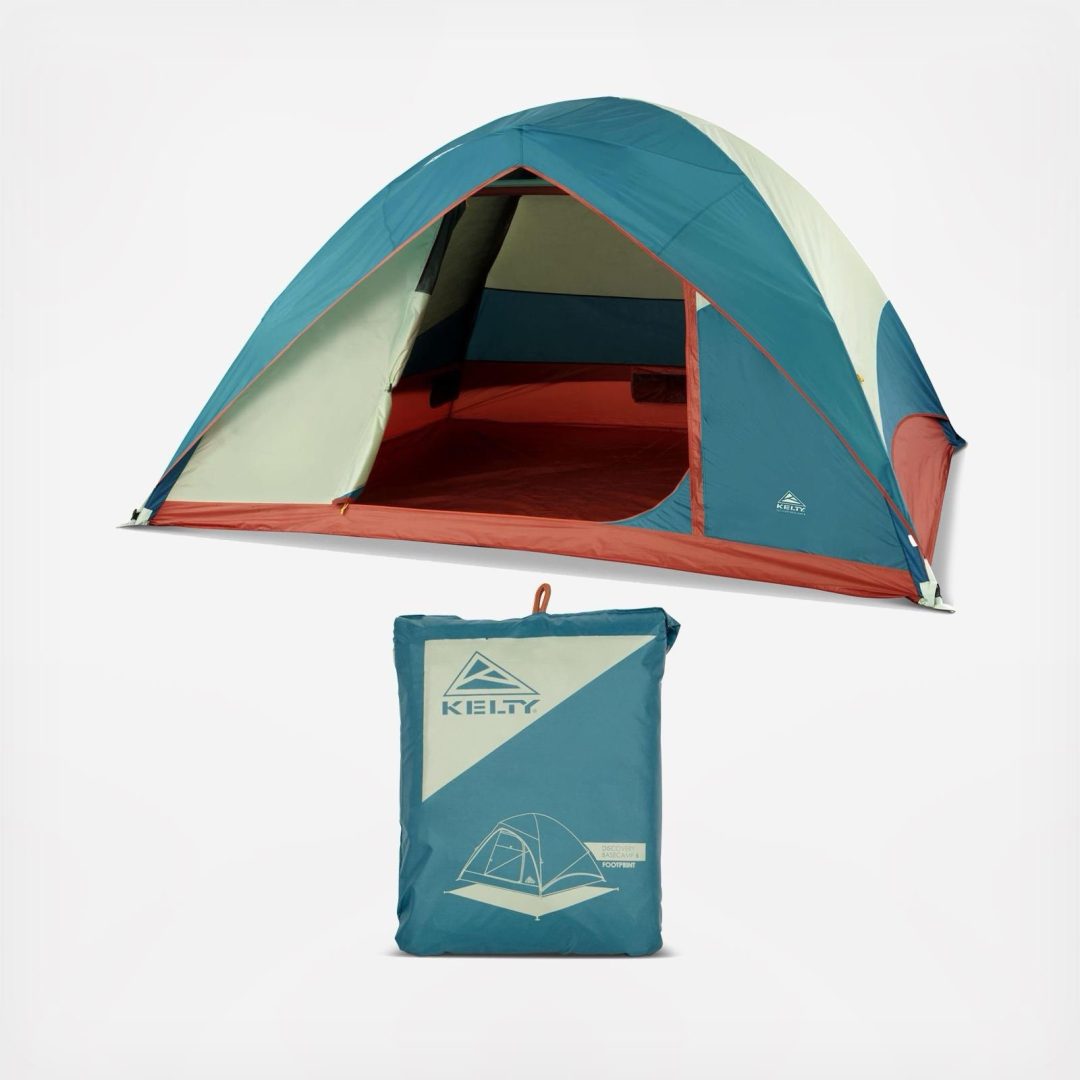 Kelty Discovery Basecamp 6 Tent + Footprint (3-Season Camping Tent) NEW