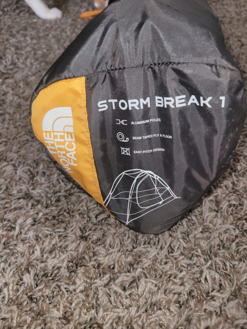 The North Face Storm Break 1 Dome Tent 1 Person Yellow Gray Aluminum Poles
