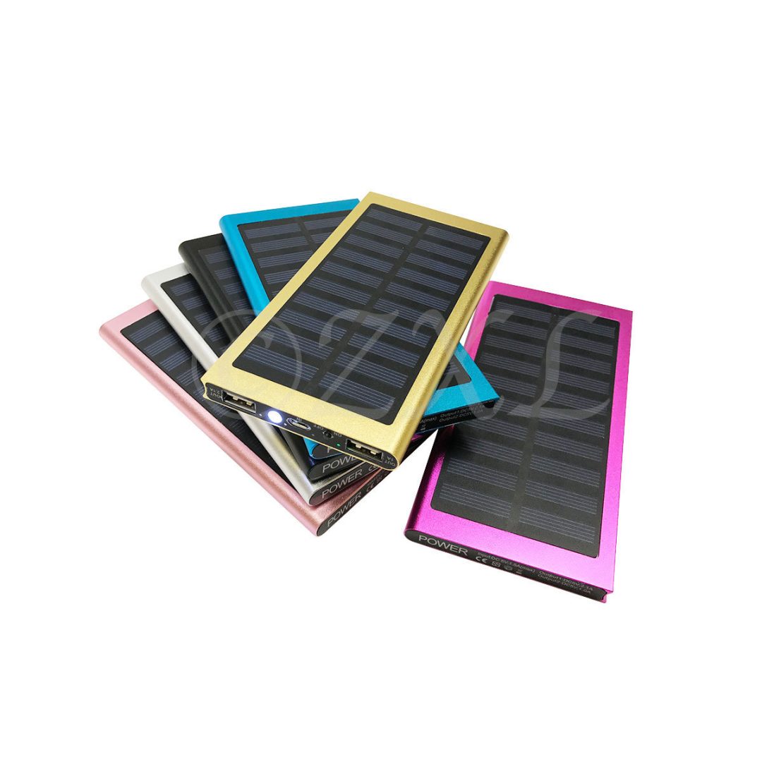 100000mAh Solar Power Bank Dual USB Portable Charger Free USB C Cable Hot Deal