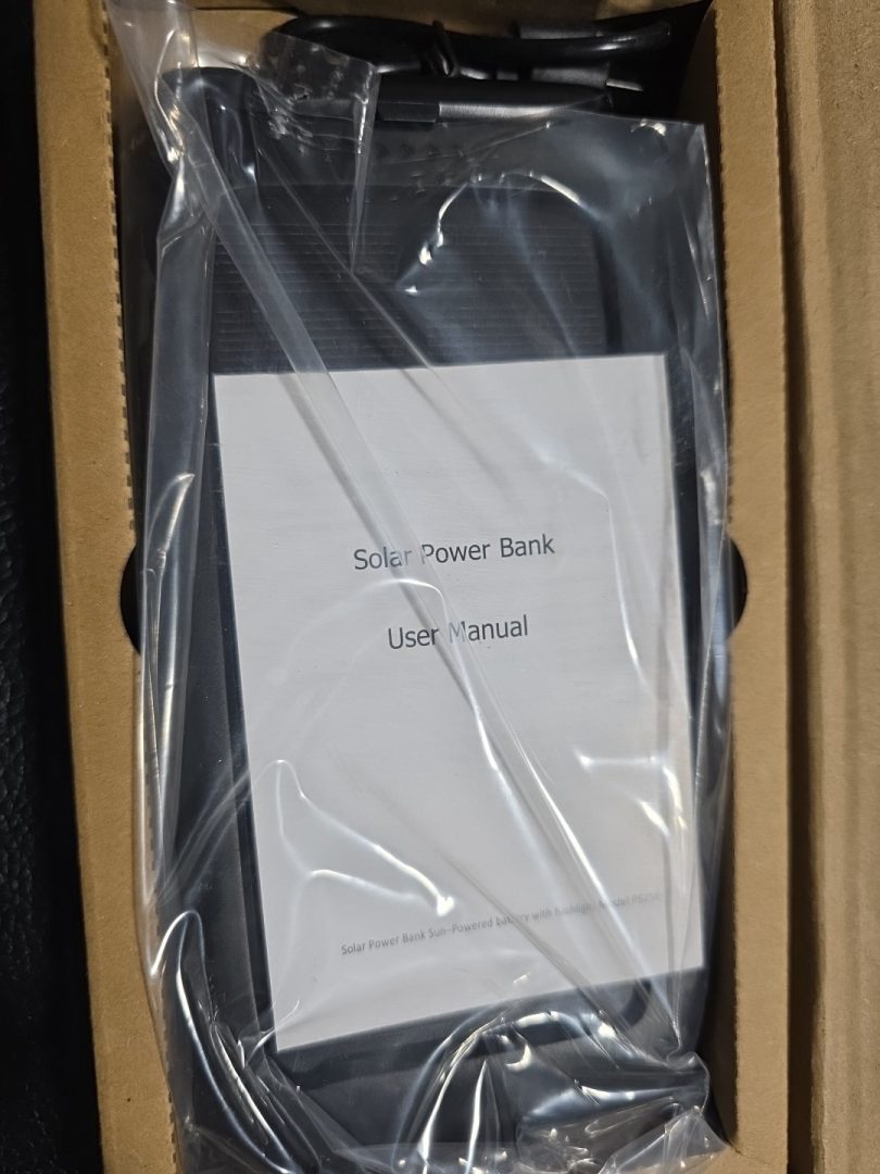 Portable Solar Power Bank Charger