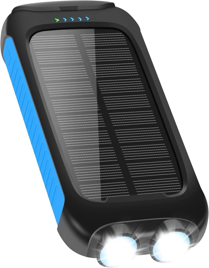 Portable Charger Solar Charger Power Bank 20000mAh External Battery Pack