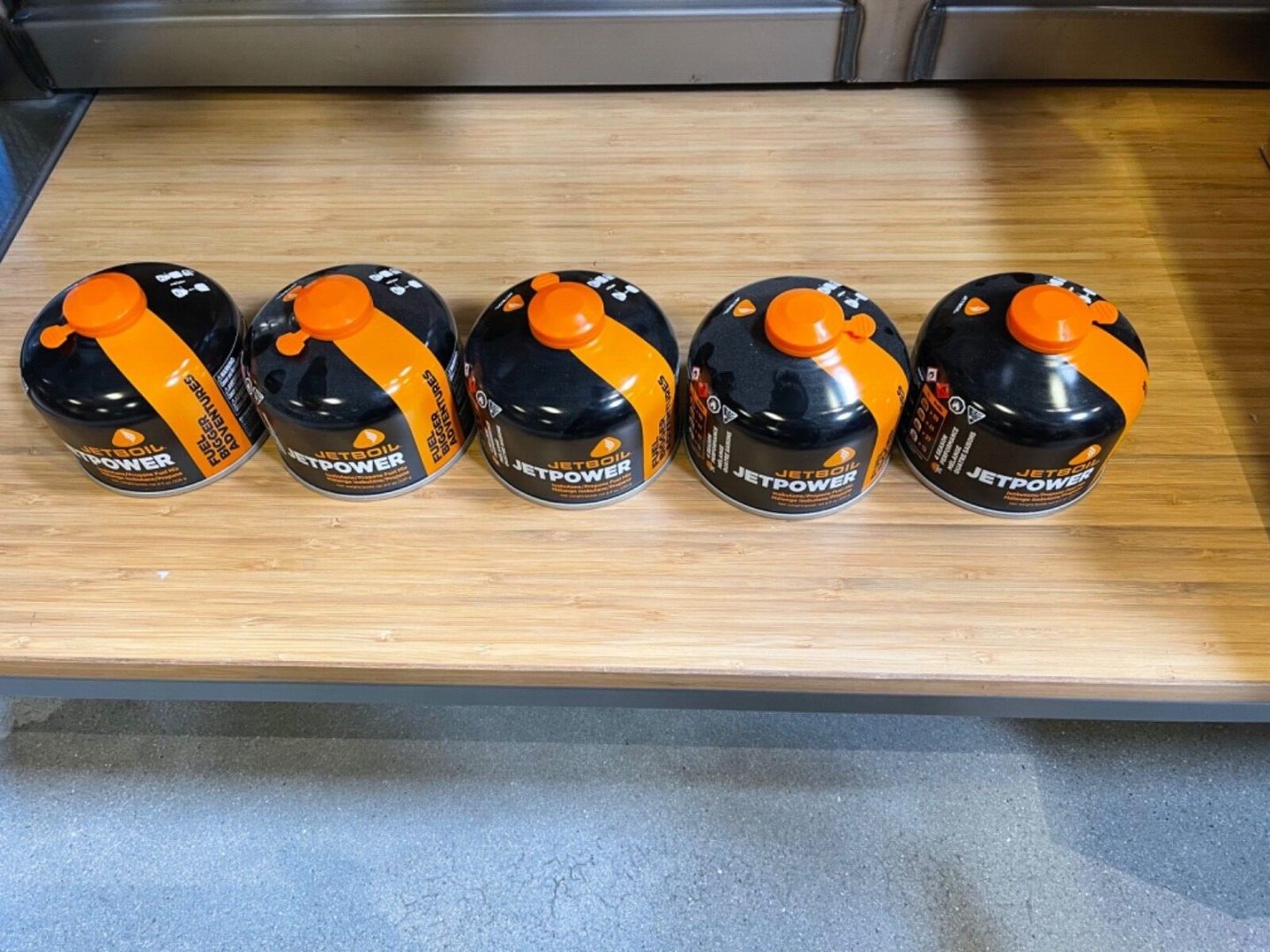 Lot of 5  Jet power  Stove Fuel 230g Hiking Survival Prep 8.11 oz