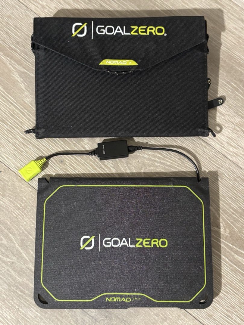 Lot of 2 Goal Zero Solar Panel – Nomad 7 Plus and Nomad 7 – SOLAR PANELS ONLY