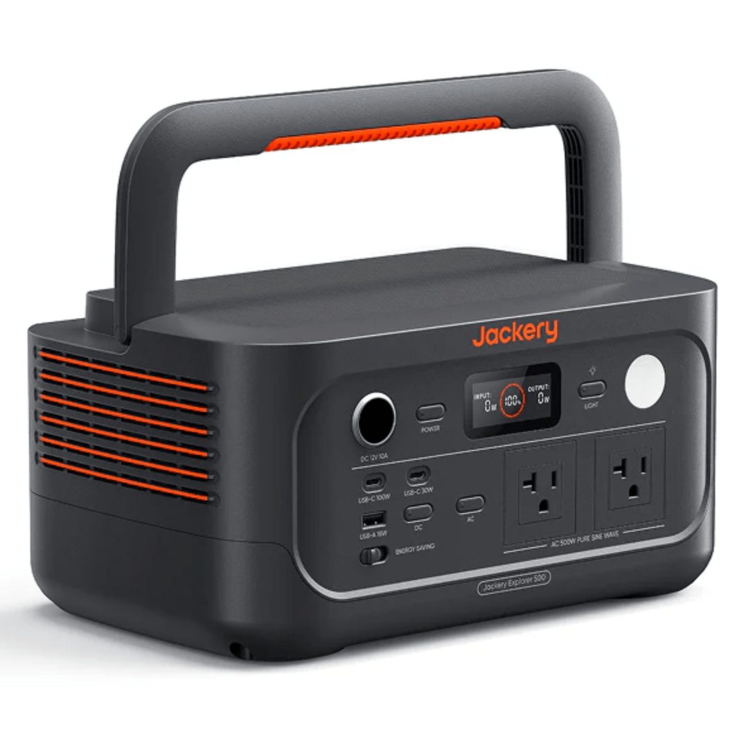 Jackery Explorer E500 V2 512Wh Portable Power Station 500W 1000W Peak AC USB-C