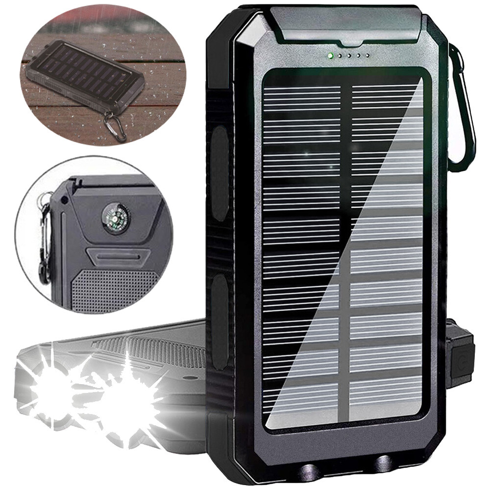 Super Solar Power Bank Charger USB Portable Charger Power Bank For Cell Phone