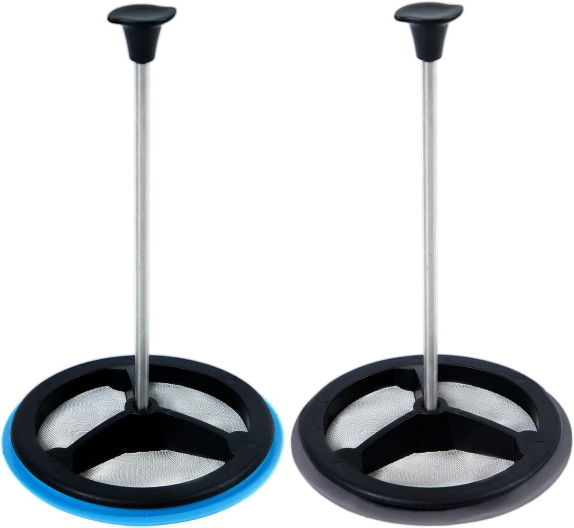 2-Pack Silicone French Press Coffee Makers Compatible with Jetboil Flash Camping