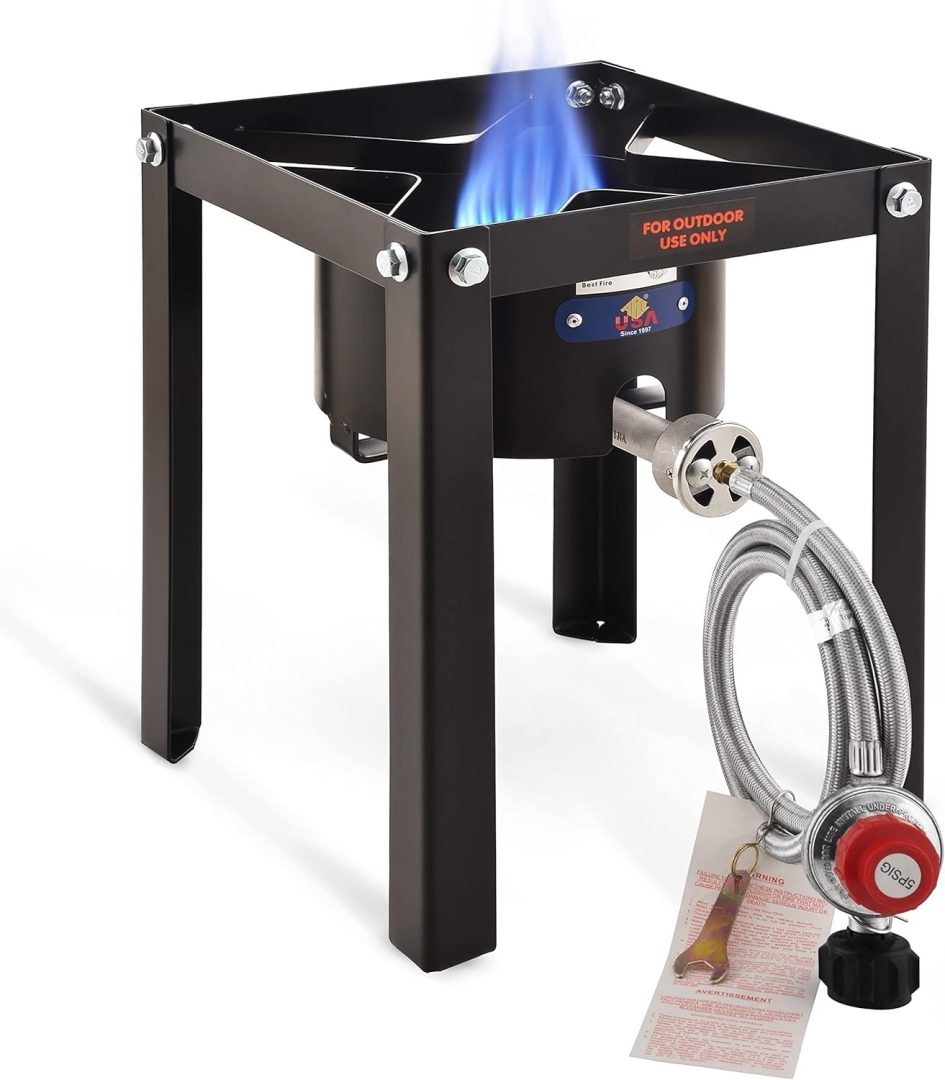 55000BTU Propane Burner Camping Stove Outdoor Gas Stove Burner Cooker