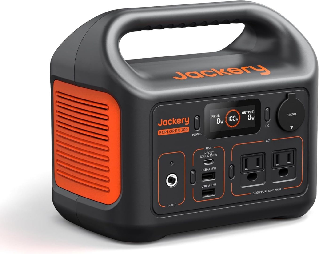 Jackery Explorer 300 Portable Power Station – 293Wh, 300W, Solar Ready