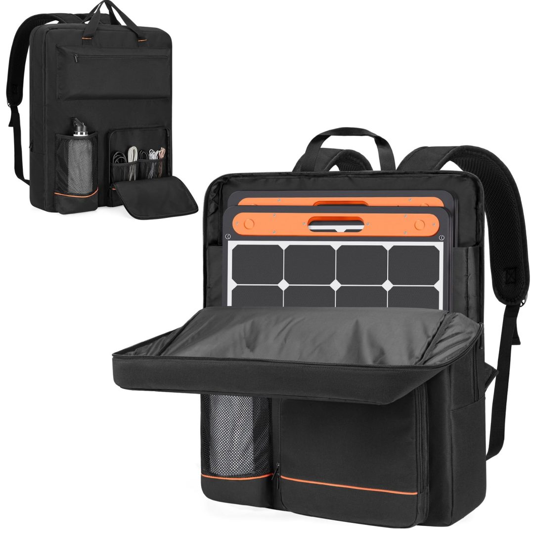 HODRANT Solar Panel Storage Bag, Travel Backpack Compatible with Jackery Sola…