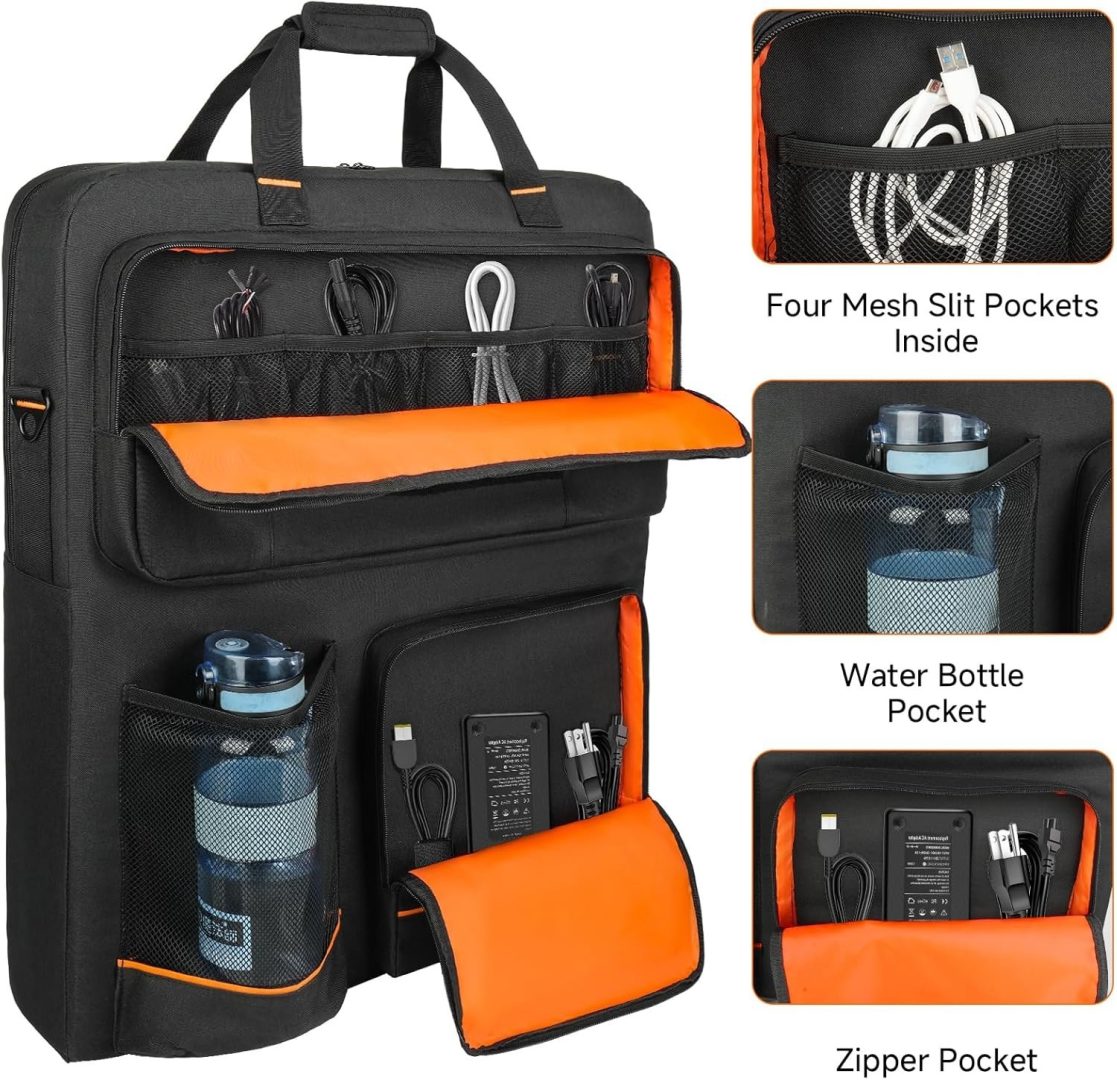 New Solar Panel Storage Bag for Jackery SolarSaga 100/200 & Anker PS100