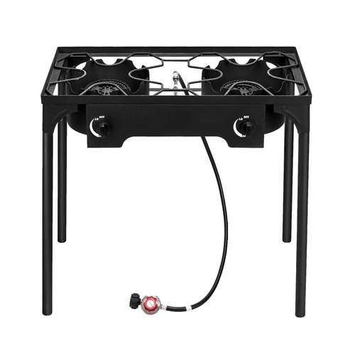 3 Burner 32,300 BTU Propane Stove Tempered Glass