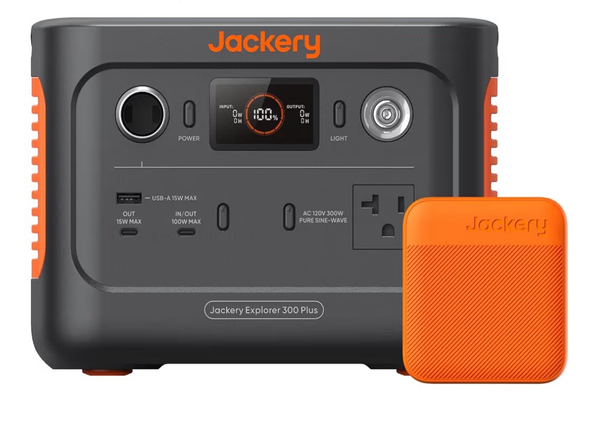 Jackery Explorer 300 Plus Battery Portable “Solar” Generator 300W Inverter b