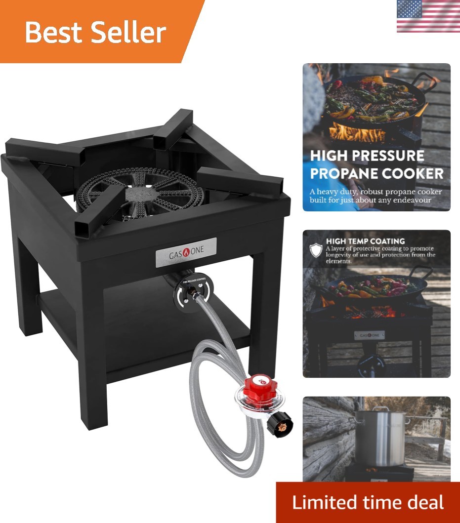 Durable Gas Stove with Heat-Resistant Finish for Exceptional Outdoor Cooking