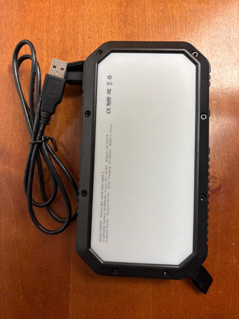 25000mAh Solar Power Bank Portable Charger