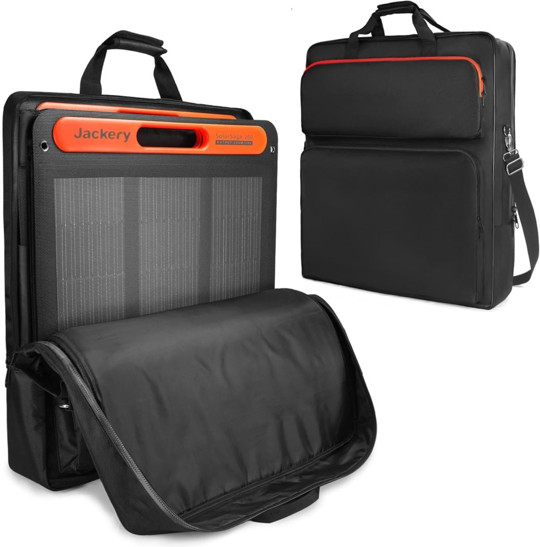 Solar Panel Storage Bag Compatible with 2 Jackery 200W, Padded Portable…
