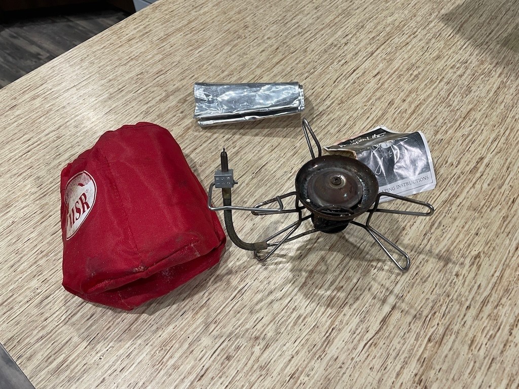 Vintage MSR Whisperlite Camping Backpacking Stove w/ manual bag
