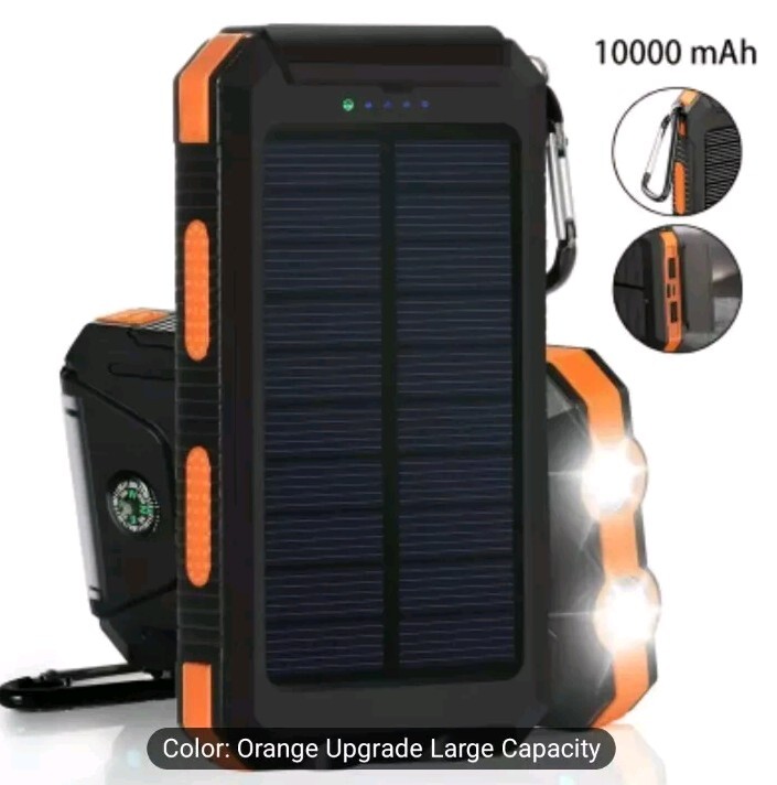 Super Solar Power Bank Charger USB Portable Charger Power Bank For Cell Phone