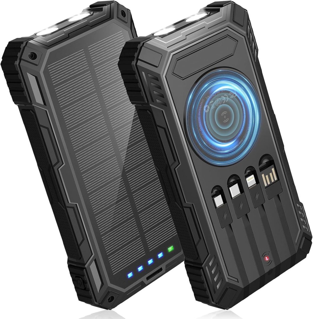 Solar Charger 49800mAh Power Bank – Wireless Portable Phone Charger
