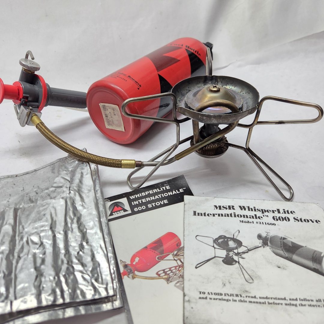 MSR Whisperlite International 600 Stove Backpacking Camping Hiking Vtg