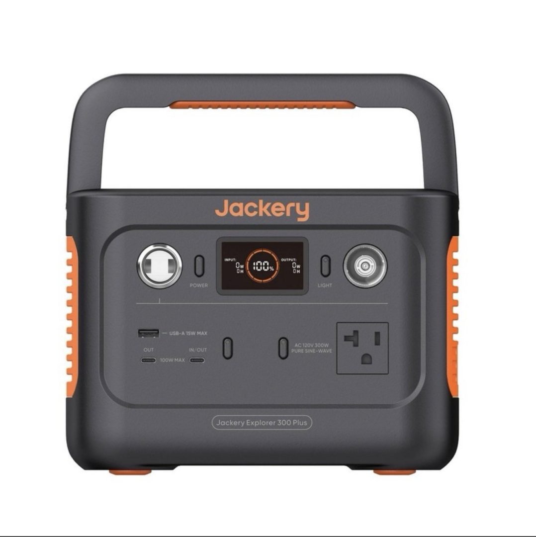 NEW Jackery Explorer 300W Plus 288Wh Portable Power Station Solar Input AC Outpu