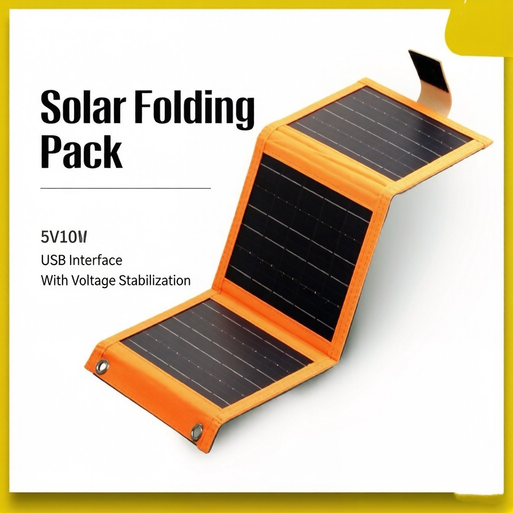 3-Fold Solar Charger 25000mAh Power Bank Portable Panel USB Outdoor Camping