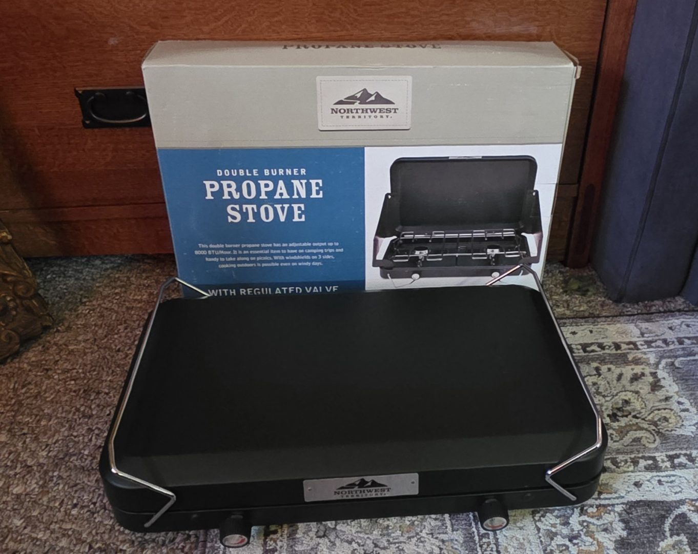 NORTHWEST  TERRITORY – Portable Two Burner Propane Stove (NEW – OPEN BOX)
