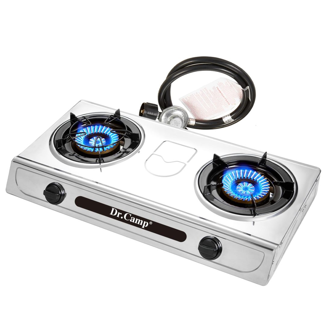30000 BTU 2 burner outdoor garden camping camp hiking propane stove cooker gr…