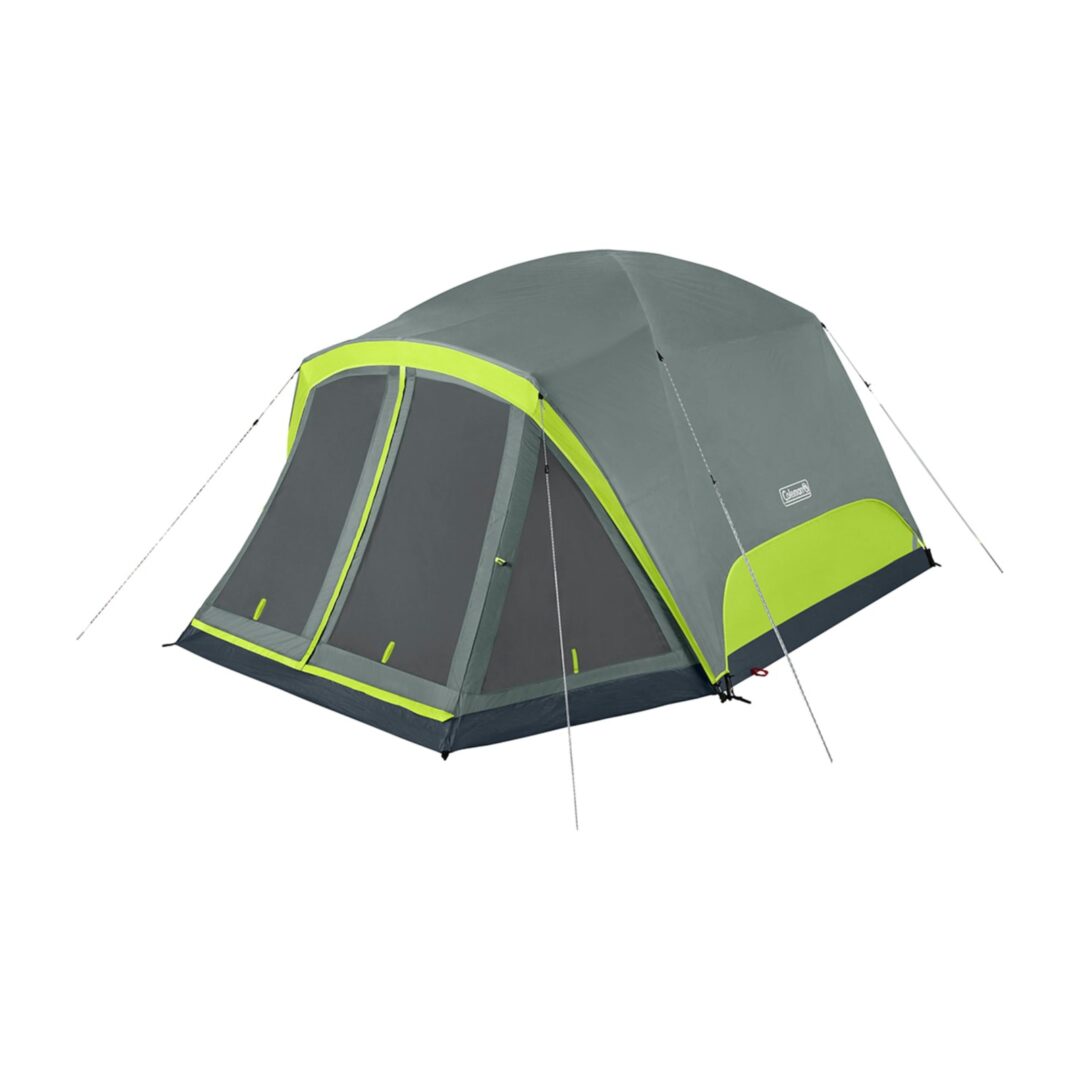 Camping Tent 4 Person Screened Porch 5 Minute Setup Coleman Skydome