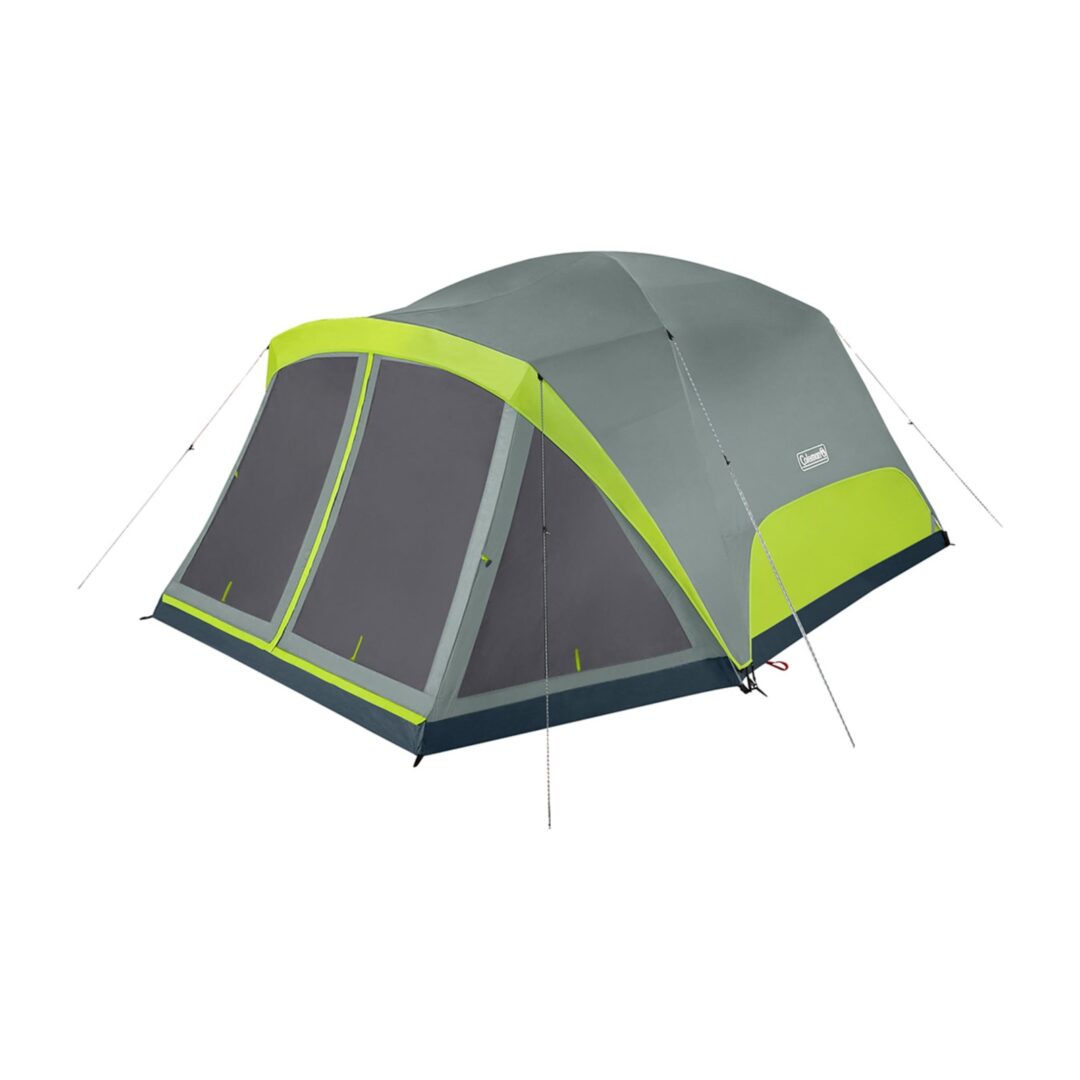 Camping Tent 8 Person Coleman Skydome Screen Room Rock Grey waterproof