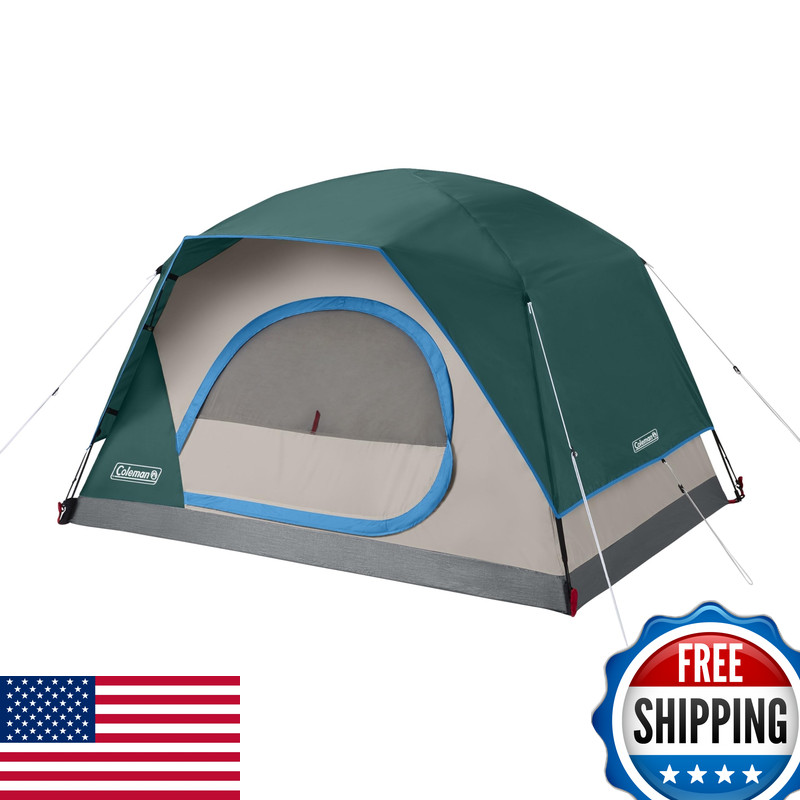 Coleman Skydome Tent 5 Minute Setup 2/4/6/8 Person Weatherproof Tent Rainfly