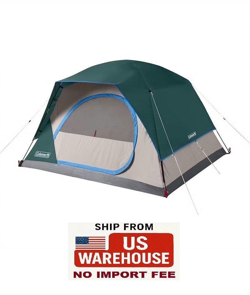 Coleman 4-Person Skydome Camping Tent – Evergreen [2206908]
